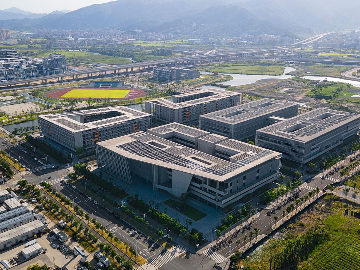 天津大学利物浦福州联合学院所在福州校区实景俯瞰