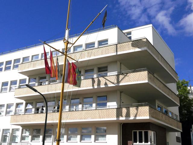 德国品牌应用科学大学汉堡Rainvilleterrasse历史校区建筑，2020年照片，非现校址，仅作院校识别，不代表具体项目授课地点或出境要求。