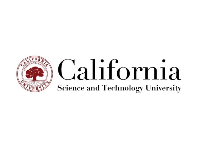 California Science and Technology University（CSTU）官网校徽与校名识别封面，非校园照片；不代表具体项目授课地点或出境要求。